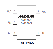 MAXIM 運算放大器 - 運放 MAX4122EUK-T