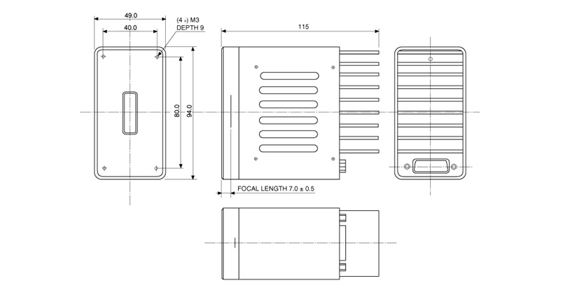 NMOS用多通道探測(cè)器頭C5964-1011(圖2)